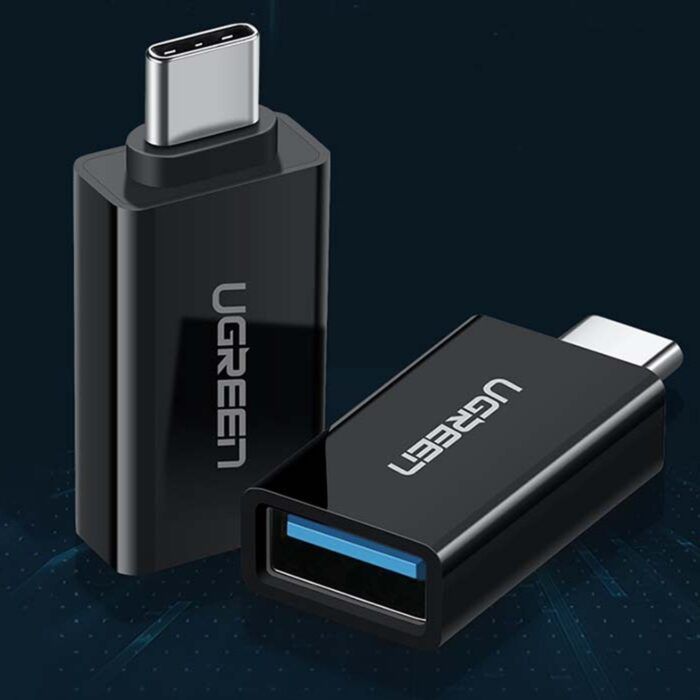 Adaptor OTG USB la tip C 5Gbps Ugreen negru 4