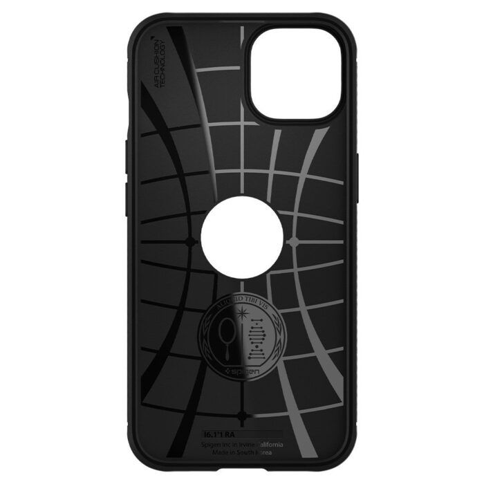 Bumper iPhone 13 Rugged Armor Spigen Negru 2