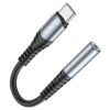 Cablu adaptor audio LS33 Type C to Jack 3.5mm HOCO Gri 3
