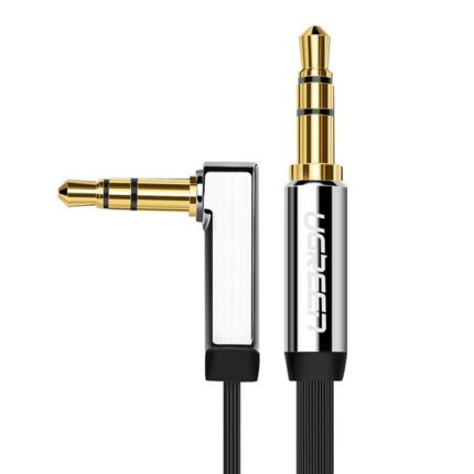 Cablu audio (10599) Jack 3.5mm unghi drept la Jack 3.5mm