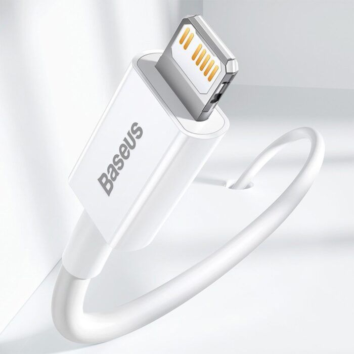 Cablu de date USB la Lightning 20W 1m Baseus Superior Series CATLYS A01 Negru 4