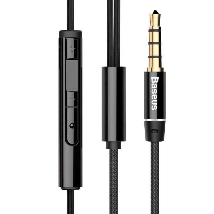 Casti In Ear Enock cu Microfon Jack 3.5mm 1.2m Baseus NGH06 01 Negru 4