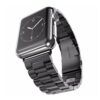 Curea metalica smartwatch Apple Watch 1 2 3 4 5 6 7 SE 42 mm 44 mm 45 mm W036 Negru 3
