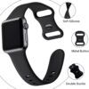 Curea smartwatch Apple Watch 1 2 3 4 5 6 7 SE 38mm 40 mm 41 mm W031 Gri 4