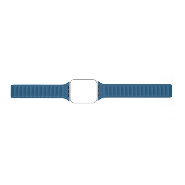 Curea smartwatch Apple Watch 1 2 3 4 5 6 7 SE 38mm 40 mm 41 mm W035 Alb 4