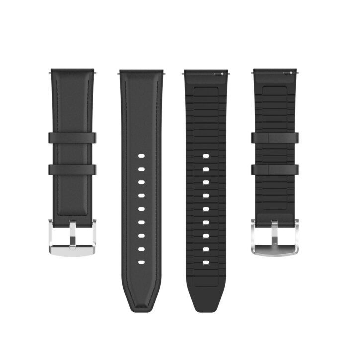 Curea smartwatch Samsung Galaxy Watch 46mm Watch 3 Gear S3 Huawei Watch GT GT 2 GT 2e GT 2 Pro GT 3 46 mm W007 Negru 3