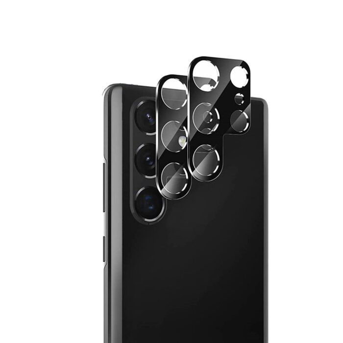Folie Camera Lito Metal compatibila cu Samsung Galaxy S22 Ultra negru 4