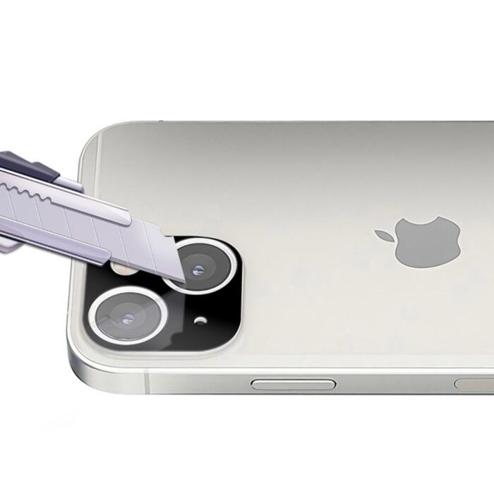 Folie Camera Lito Metal compatibila cu iPhone 13 13 Mini negru 2