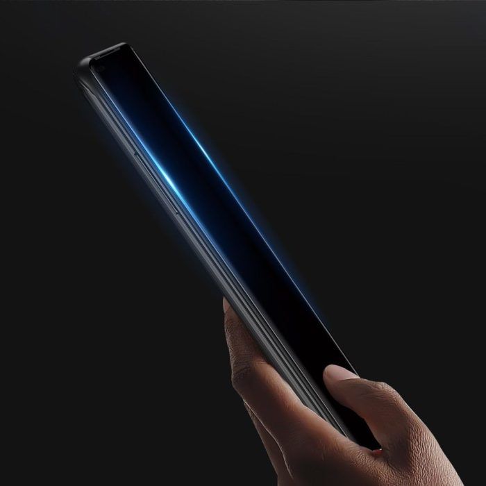 Folie Sticla Securizata compatibila cu Samsung Galaxy Note 10 Dux Ducis negru 4