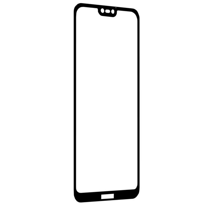 Folie Sticla Securizata pentru Huawei P20 Lite Atlantic 111D cu margine neagra 3