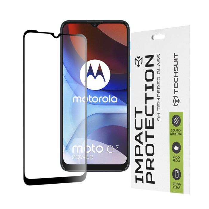 Folie Sticla Securizata pentru Motorola Moto E7 Power / E7i Power Atlantic 111D cu margine neagra