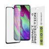 Folie Sticla Securizata pentru Samsung Galaxy A40 Atlantic 111D cu margine neagra