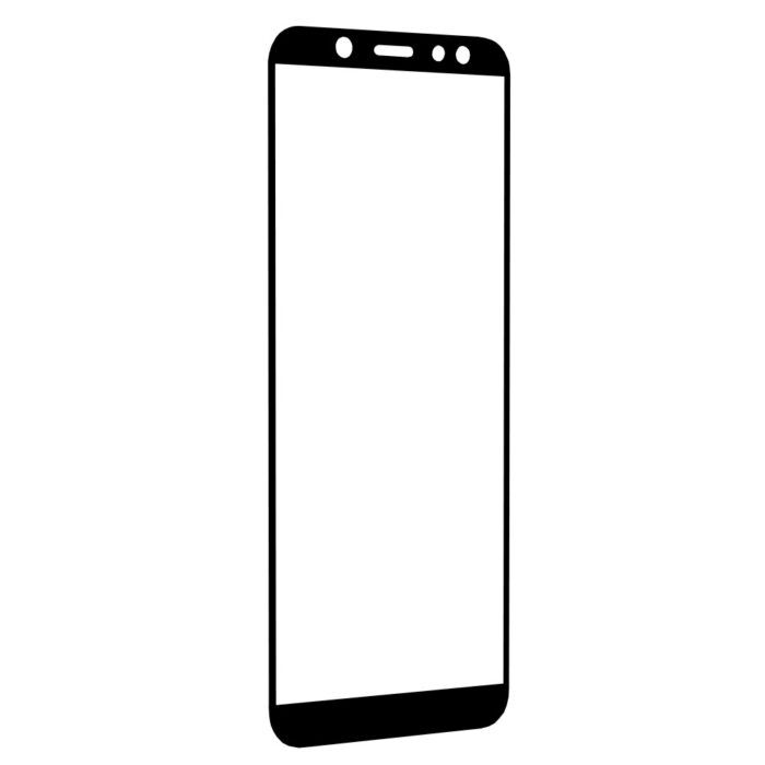 Folie Sticla Securizata pentru Samsung Galaxy A6 2018 Atlantic 111D cu margine neagra 3