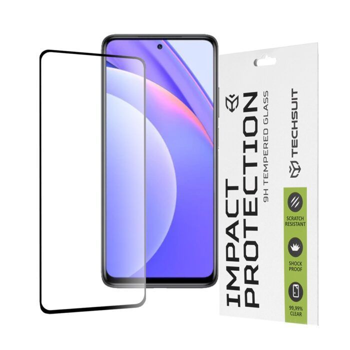 Folie Sticla Securizata pentru Xiaomi Mi 10T Lite 5G Atlantic 111D cu margine neagra