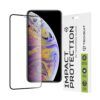 Folie Sticla Securizata pentru iPhone XS Max / 11 Pro Max Atlantic 111D cu margine neagra