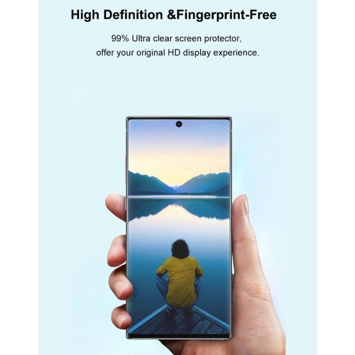 Folie sticla Huawei P30 Pro 3D UV cu adeziv LITO Transparent 3