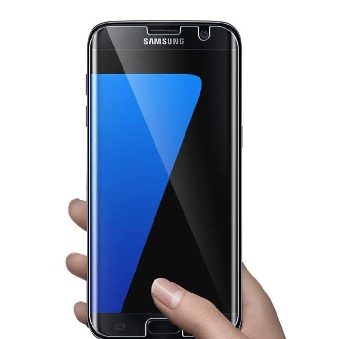 Folie sticla Samsung Galaxy S7 Edge 3D UV cu adeziv LITO Transparent 2