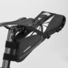 Geanta impermeabila pentru bicicleta 8L RockBros cu semne reflectorizante negru 3