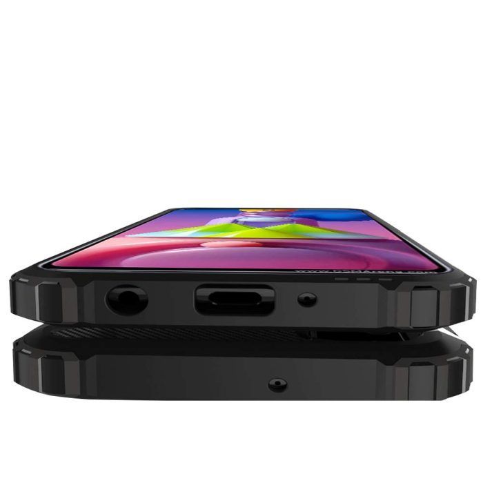 Husa Atlantic ArmorX pentru Samsung Galaxy M51 negru 2