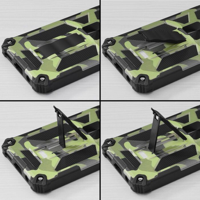 Husa Atlantic Blaze Armor pentru iPhone 13 Pro Max camo lime 3