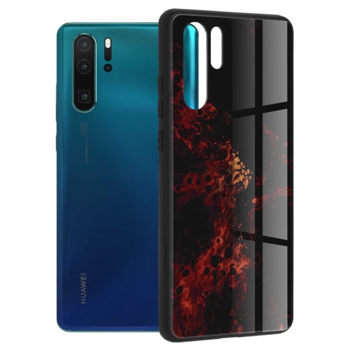 Husa Atlantic Glaze pentru Huawei P30 Pro - Rosu