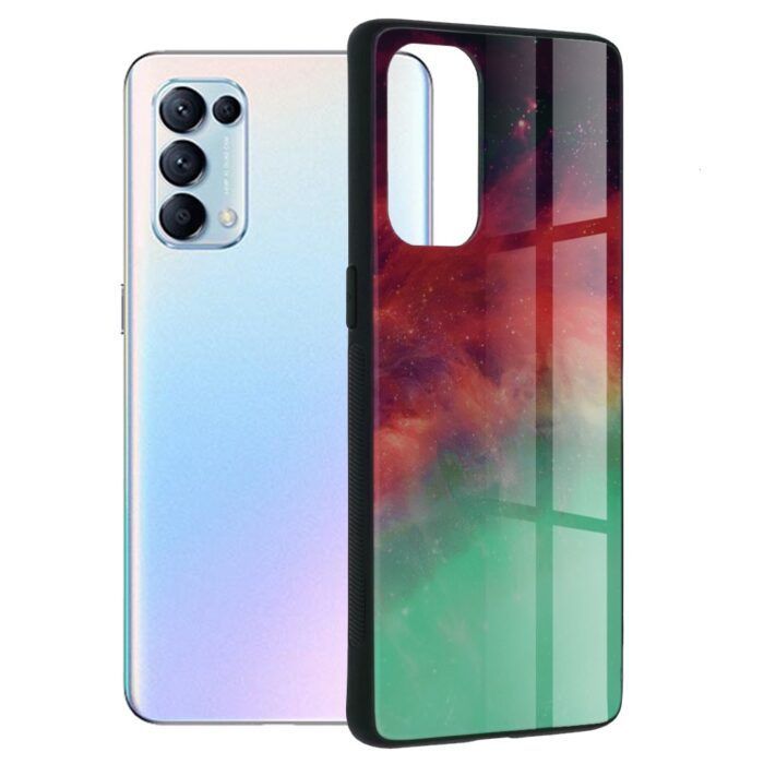 Husa Atlantic Glaze pentru OPPO Reno 5 Pro 5G - Fiery Coral