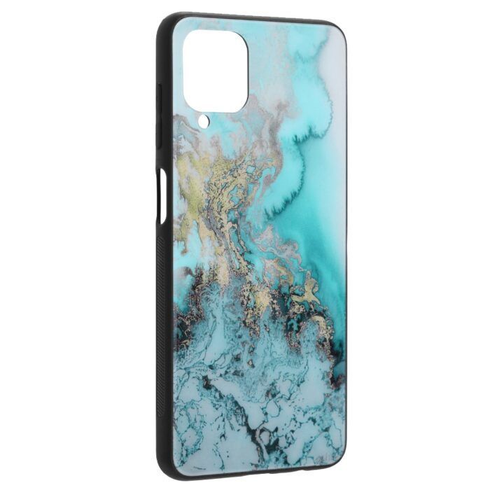 Husa Atlantic Glaze pentru Samsung Galaxy A12 Albastru Ocean 1