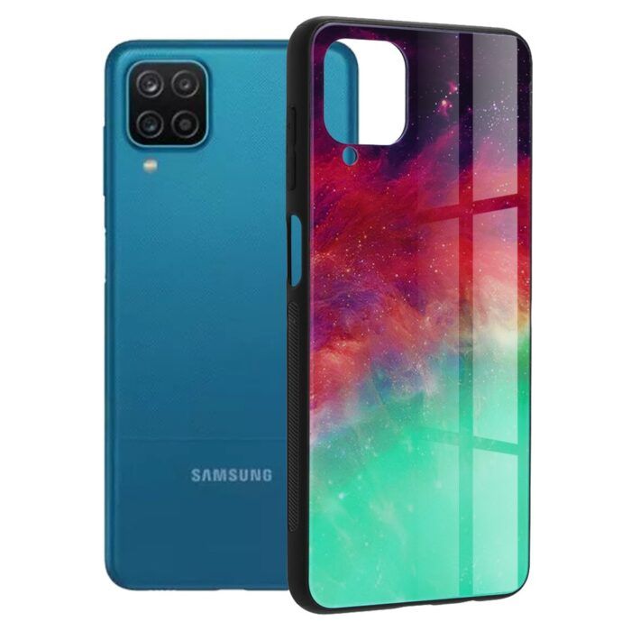 Husa Atlantic Glaze pentru Samsung Galaxy A12 - Fiery Coral