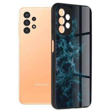 Husa Atlantic Glaze pentru Samsung Galaxy A13 4G - Albastru Celest