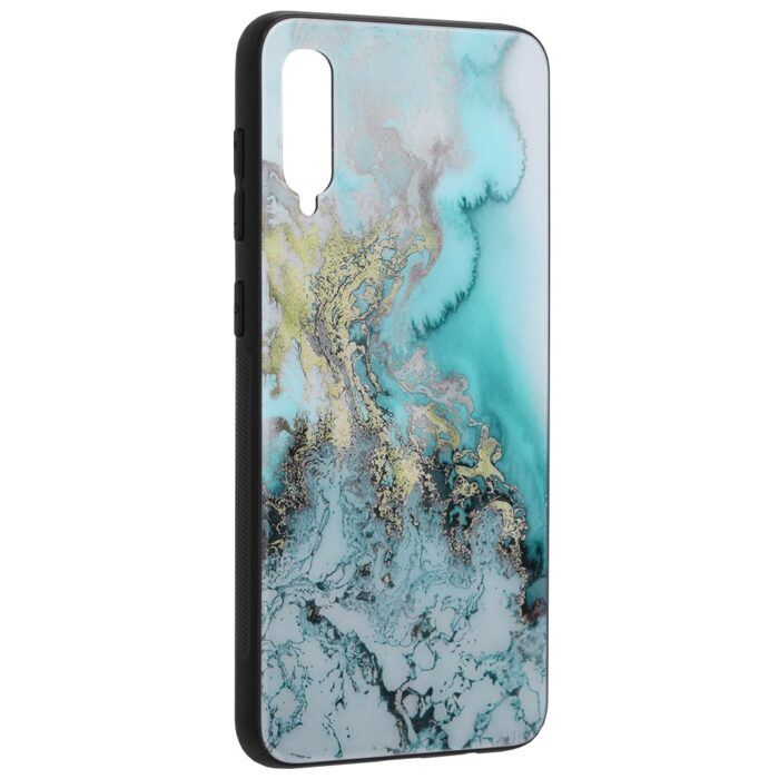 Husa Atlantic Glaze pentru Samsung Galaxy A50 Albastru Ocean 1