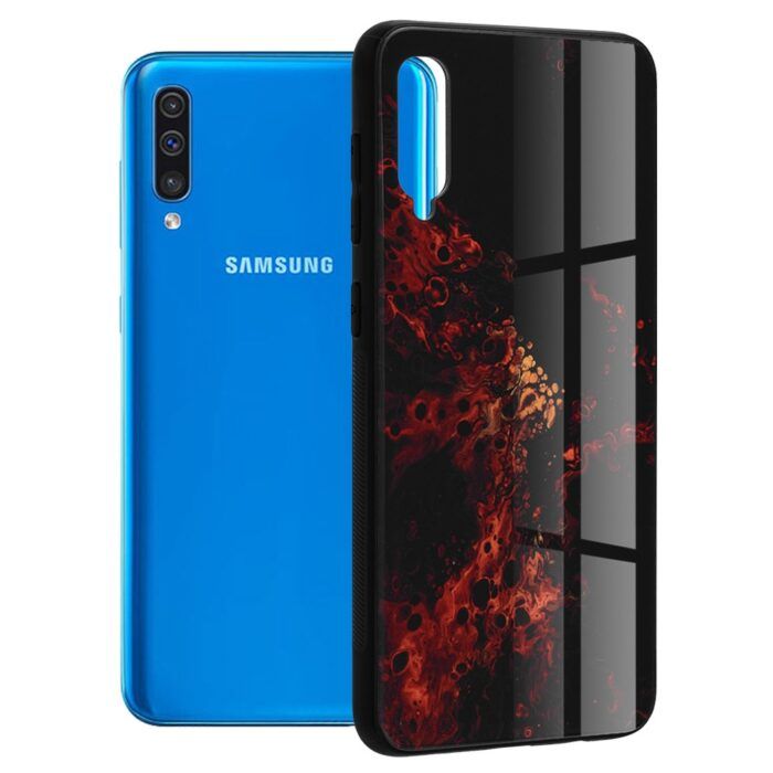 Husa Atlantic Glaze pentru Samsung Galaxy A50 - Rosu