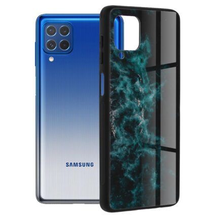 Husa Atlantic Glaze pentru Samsung Galaxy F62 / M62 - Albastru Celest