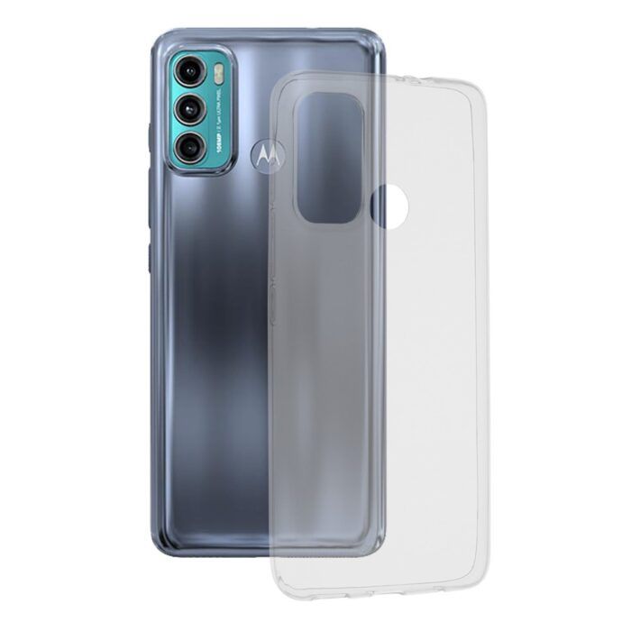 Husa Atlantic Silicon pentru Motorola Moto G60 - Transparent