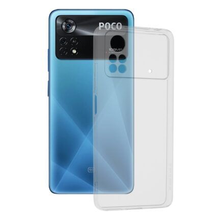 Husa Atlantic Silicon pentru Xiaomi Poco X4 Pro 5G - Transparent