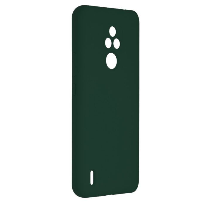 Husa Atlantic Silicone pentru Motorola Moto E7 verde inchis 2