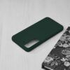 Husa Atlantic Silicone pentru Samsung Galaxy S22 Plus verde inchis 2