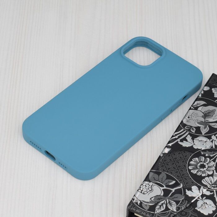 Husa Atlantic Silicone pentru iPhone 14 Plus Albastru Denim 2