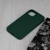 Husa Atlantic Silicone pentru iPhone 14 Verde Inchis 2