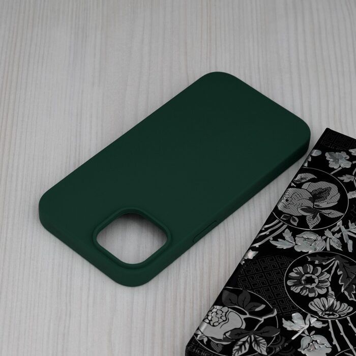 Husa Atlantic Silicone pentru iPhone 14 Verde Inchis 3