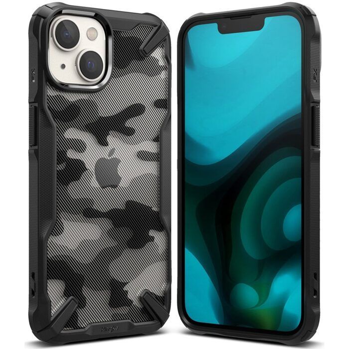 Husa Premium Ringke compatibila cu iPhone 14 Plus Camo Black 2