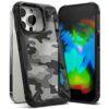 Husa Premium Ringke compatibila cu iPhone 14 Pro - Camo Black