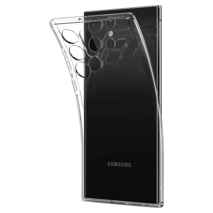 Husa Samsung Galaxy S22 Ultra Liquid Crystal Spigen Clear 3