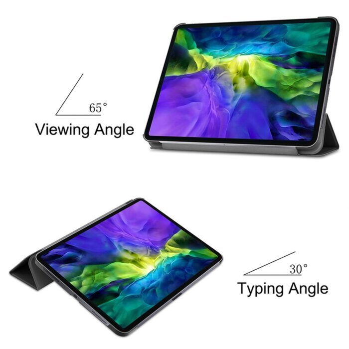 Husa Tableta Atlantic Fold Pro compatibila cu Apple iPad Pro 12.9 2021 Albastru 4