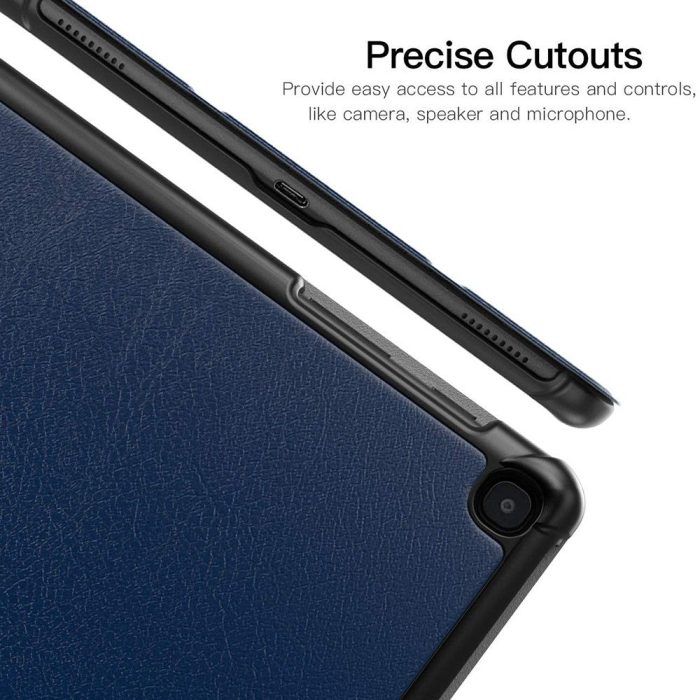 Husa Tableta Atlantic Fold Pro compatibila cu Samsung Galaxy Tab A 10.1 2019 T510 Albastru 3