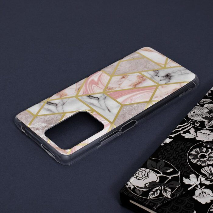 Husa Xiaomi 11T 11T Pro Marble Series Pink Hex 4