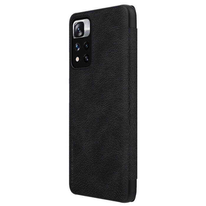 Husa Xiaomi Redmi Note 11 Pro 5G Qin Leather Case Nillkin Negru 4