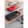 Husa iPhone 13 Pro Max Supcase Unicorn Beetle Pro Negru 3