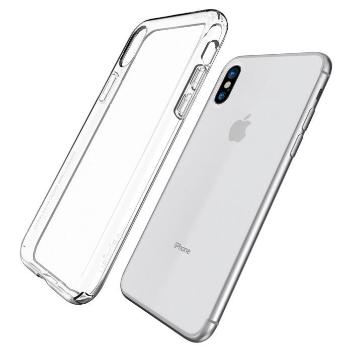 Husa iPhone X XS Liquid Crystal Spigen Clear 2