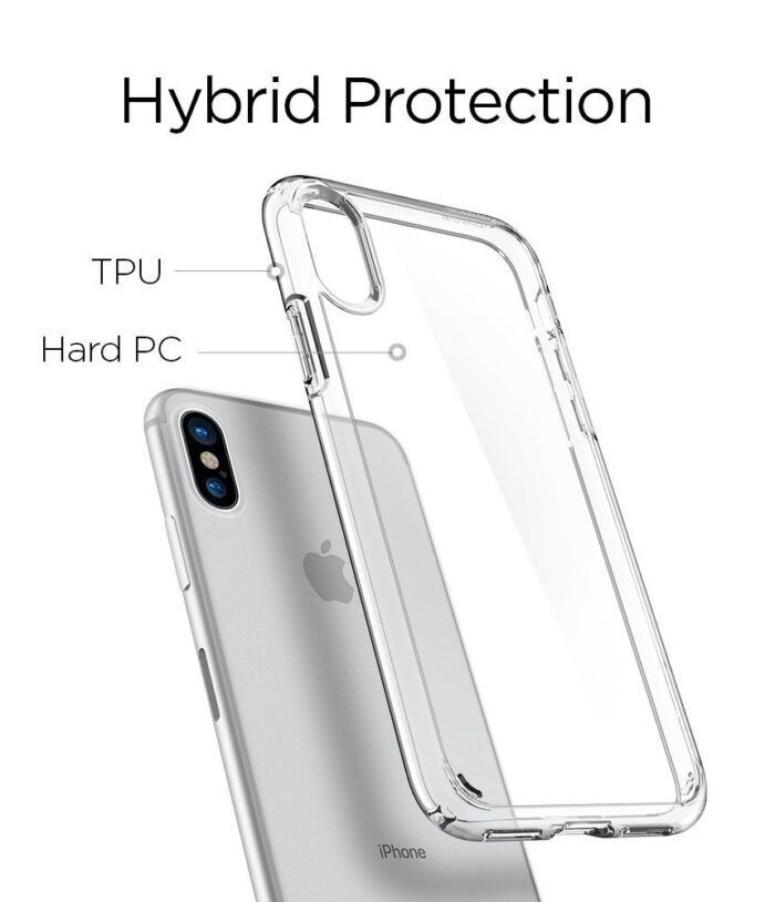 Husa iPhone X XS Ultra Hybrid Spigen Negru 3