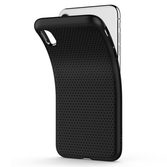 Husa iPhone XR Liquid Air Spigen Negru 3